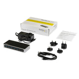 StarTech.com HB30C5A2CSC interface hub USB 3.2 Gen 1 (3.1 Gen 1) Type-B 5000 Mbit/s Sort, Sølv