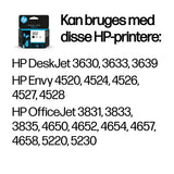 HP 302 Black Original Ink Cartridge blækpatron 1 stk Standard udbytte