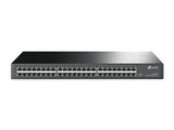 TP-Link TL-SG1048 Ikke administreret Gigabit Ethernet (10/100/1000) 1U Sort