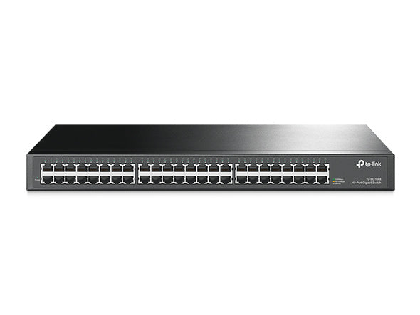 TP-Link TL-SG1048 Ikke administreret Gigabit Ethernet (10/100/1000) 1U Sort