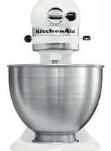KitchenAid 5K45SSEWH Bordmixer 275 W Metallic, Hvid