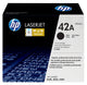 HP 42A Black Original LaserJet Toner Cartridge tonerpatron 1 stk