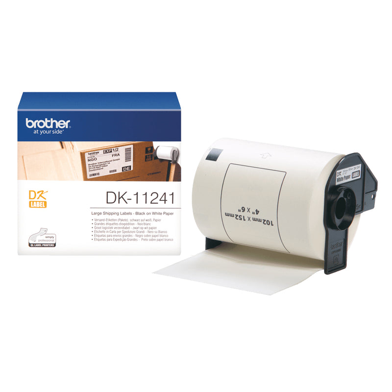 Brother DK-11241 print etiket Hvid