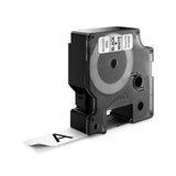DYMO D1 Standard - Black on White - 19mm etiketbånd Sort på hvid