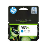 HP 963XL High Yield Cyan Original Ink Cartridge blækpatron 1 stk Højt (XL) udbytte Blå