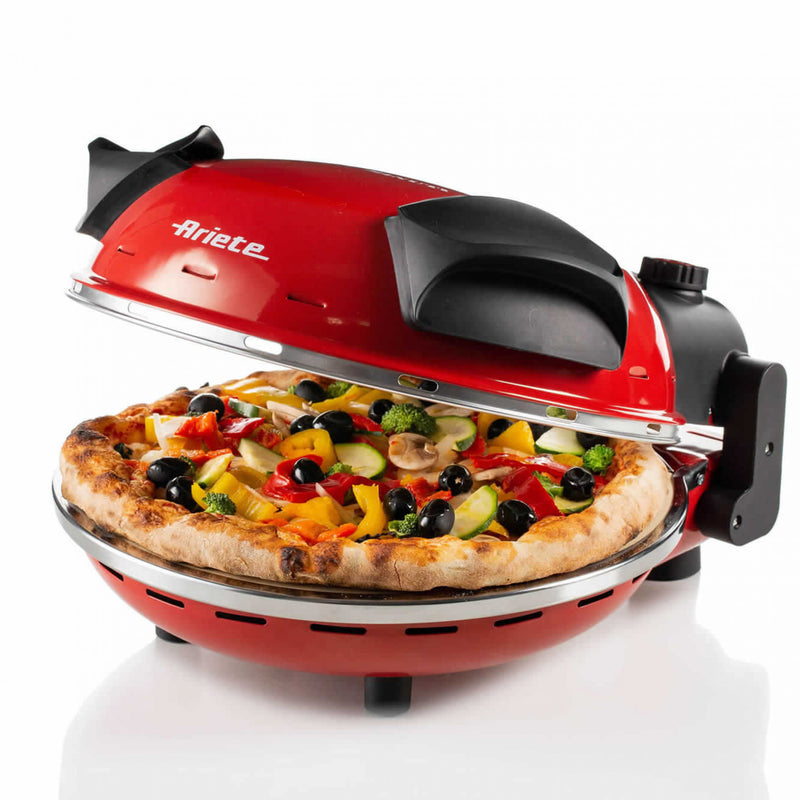 Ariete 0909/10 pizza fremstiller & ovn 1 pizza(er) 1200 W Rød