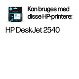 HP 301 Tri-color Original Ink Cartridge blækpatron 1 stk Standard udbytte Blå, Magenta, Gul