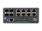 LevelOne IGU-1271 netværksswitch Administreret L3 Gigabit Ethernet (10/100/1000) Grå