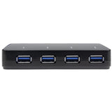 StarTech.com ST53004U1C interface hub USB 3.2 Gen 1 (3.1 Gen 1) Type-B 5000 Mbit/s Sort