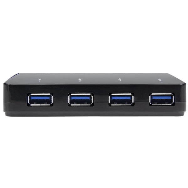 StarTech.com ST53004U1C interface hub USB 3.2 Gen 1 (3.1 Gen 1) Type-B 5000 Mbit/s Sort