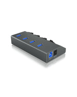 ICY BOX IB-HUB1405 USB 3.2 Gen 1 (3.1 Gen 1) Type-B 5000 Mbit/s Anthracit