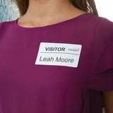 DYMO LW - Small Name Badge Labels - 41 x 89 mm - S0722560 Hvid Selvklæbende printeretiket