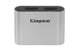 Kingston Technology Workflow microSD Reader Sort, Sølv