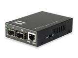 LevelOne GVT-2011 netværksomformer til medie 1000 Mbit/s Grå