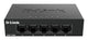 D-Link DGS-105GL/E netværksswitch Ikke administreret Gigabit Ethernet (10/100/1000) Sort