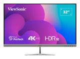 Viewsonic VX3276-4K-MHD-2 computerskærm 81,3 cm (32") 3840 x 2160 pixel 4K Ultra HD LCD Sort, Sølv