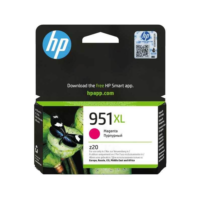 HP 951XL High Yield Magenta Original Ink Cartridge blækpatron 1 stk Højt (XL) udbytte