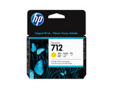 HP 712 29-ml Yellow DesignJet Ink Cartridge printhoved Termisk inkjet