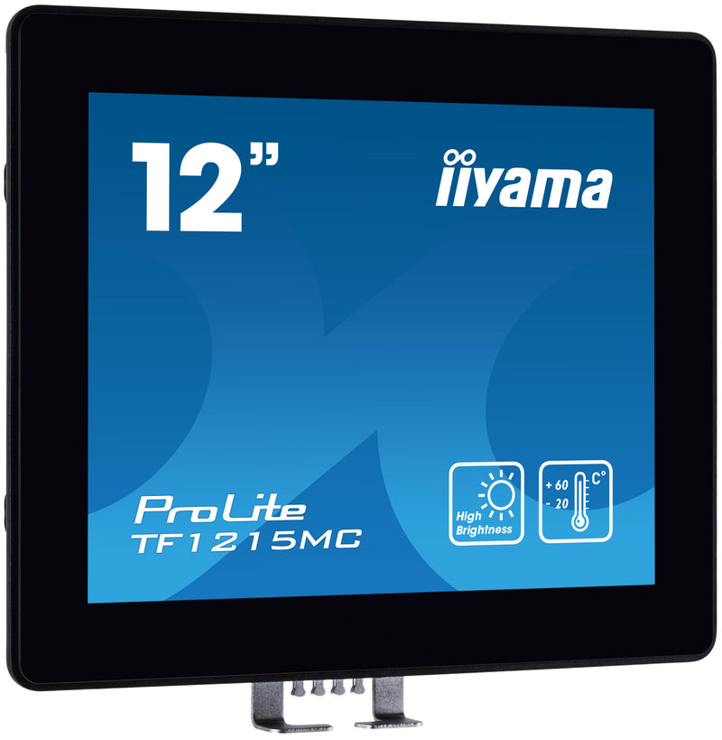 iiyama TF1215MC-B1 computerskærm 30,7 cm (12.1") 1024 x 768 pixel LCD Berøringsskærm Sort