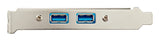StarTech.com USB3SPLATE interface-kort/adapter Intern USB 3.2 Gen 1 (3.1 Gen 1)