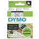 DYMO D1 Standard - Black on White - 6mm etiketbånd Sort på hvid