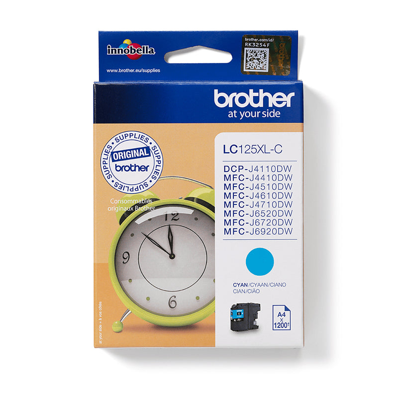 Brother LC-125XLC blækpatron 1 stk Original Blå