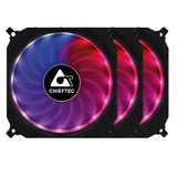 Chieftec CF-3012-RGB Computerkølesystem Computerkabinet Ventilator 12 cm Sort