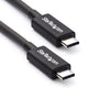 StarTech.com TBLT3MM2M Thunderbolt kabel 2 m 20 Gbit/sek. Sort