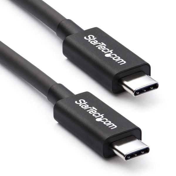 StarTech.com TBLT34MM50CM Thunderbolt kabel 0,5 m 40 Gbit/sek. Sort