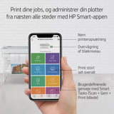 HP Designjet Studio Steel 24-in Printer storformat printer Wi-Fi Termisk inkjet Farve 2400 x 1200 dpi 610 x 1897 mm Ethernet LAN