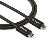 StarTech.com TBLT34MM80CM Thunderbolt kabel 0,8 m 40 Gbit/sek. Sort