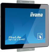 iiyama TF1515MC-B2 computerskærm 38,1 cm (15") 1024 x 768 pixel XGA LED Berøringsskærm Sort