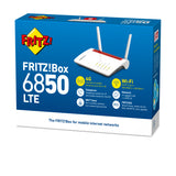 Box FRITZ! 6850 LTE trådløs router Gigabit Ethernet Dual-band (2,4 GHz / 5 GHz) 4G Hvid