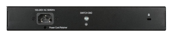 D-Link DGS-1008MP netværksswitch Ikke administreret Gigabit Ethernet (10/100/1000) Strøm over Ethernet (PoE) 1U Sort