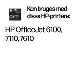HP 932XL High Yield Black Original Ink Cartridge blækpatron 1 stk Højt (XL) udbytte