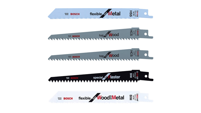 Bosch F016800307 stiksav, rullesav & sabelsavklinge Saber savklinge 5 stk