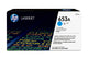 HP 653A Cyan Original LaserJet Toner Cartridge tonerpatron 1 stk Blå