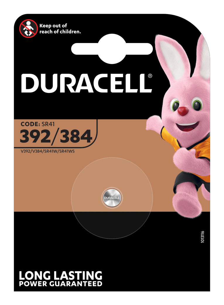 Duracell 392/384 husholdningsbatteri Engangsbatteri Sølvoxid (S)