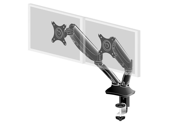 iiyama DS3002C-B1 skærmbeslag og -stativer 68,6 cm (27") Skrivebord Sort