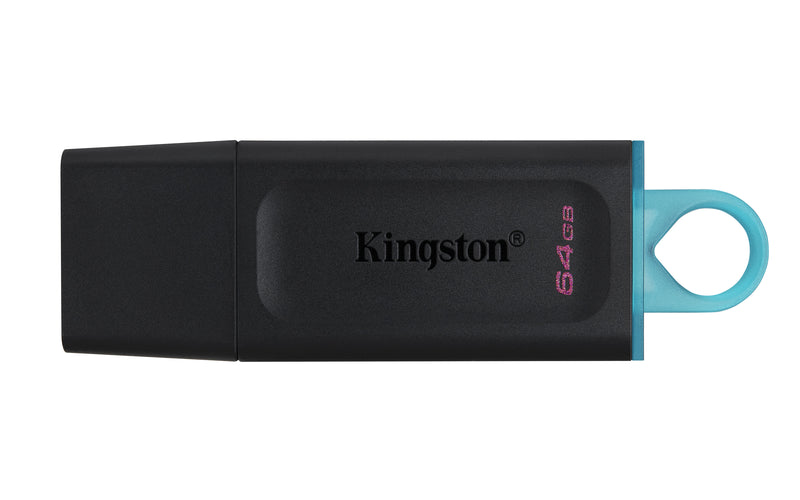 Kingston Technology DataTraveler Exodia USB-nøgle 64 GB USB Type-A 3.2 Gen 1 (3.1 Gen 1) Sort, Turkis