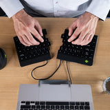 R-Go Tools RGOSP-DEWIBL tastatur Universel USB Tysk Sort