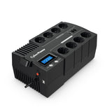 CyberPower BR700ELCD UPS-enhed Interaktivt indgangsstik 0,7 kVA 420 W 8 AC stikkontakt(er)