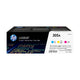 HP 305A 3-pack Cyan/Magenta/Yellow Original LaserJet Toner Cartridges tonerpatron Blå, Magenta, Gul