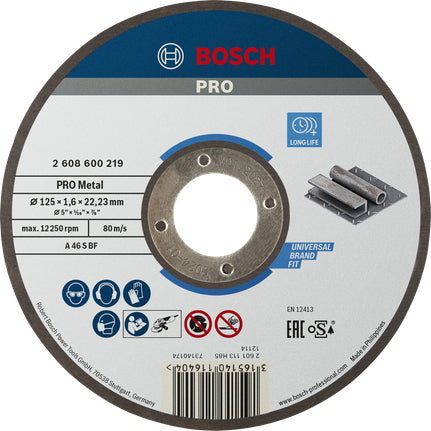 Bosch 2 608 600 219 tilbehør vinkelsliber Skæreskive