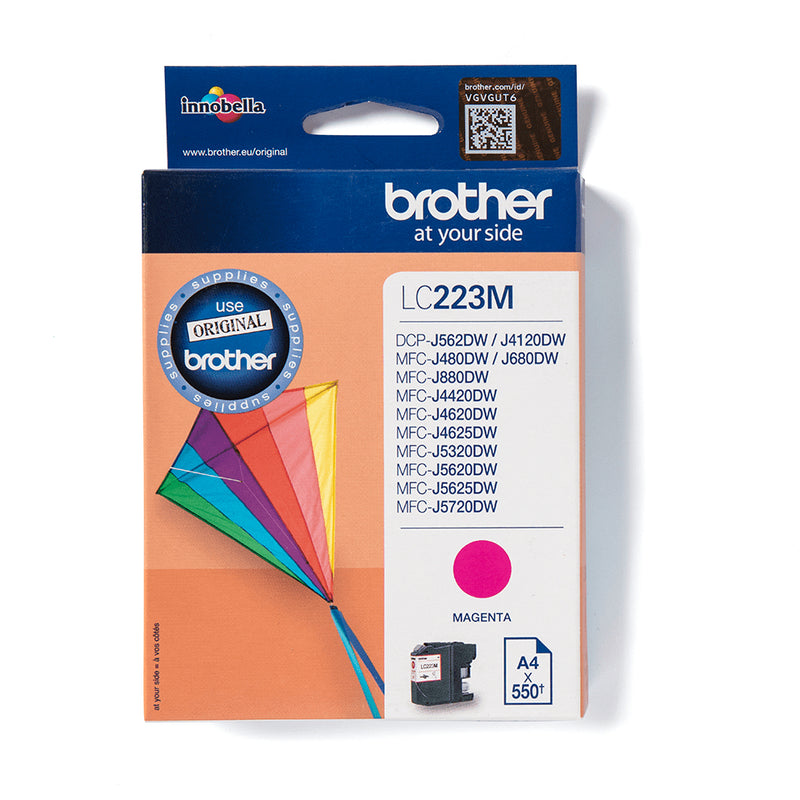 Brother LC223M blækpatron 1 stk Original Magenta