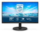 Philips V Line 222V8LA/00 computerskærm 54,6 cm (21.5") 1920 x 1080 pixel Fuld HD LCD Sort