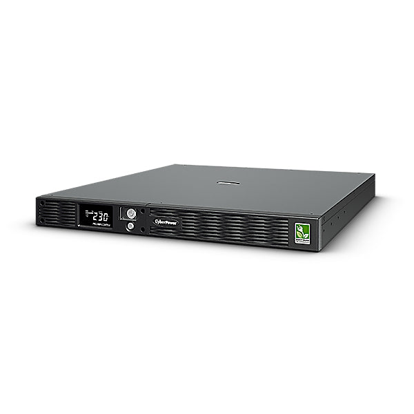 CyberPower PR1000ELCDRT1U UPS-enhed Interaktivt indgangsstik 1 kVA 800 W 6 AC stikkontakt(er)