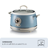 Ariete 2904/05 riskoger 3,5 L 700 W Lyse Blå