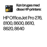 HP 951 Yellow Original Ink Cartridge blækpatron 1 stk Standard udbytte