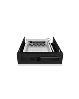 ICY BOX IB-2217StS 8,89 cm (3.5") Opbevaring drev bakke Sort